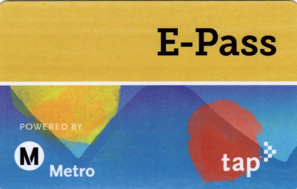 Metro E-Pass card